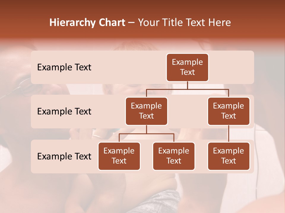 The Father Learns The Son To Clean Teeth PowerPoint Template