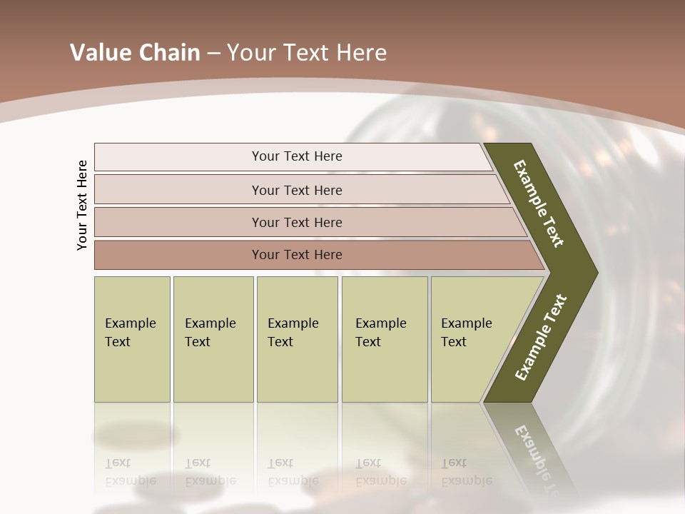 A Jar Filled With Coins Sitting On Top Of A Table PowerPoint Template