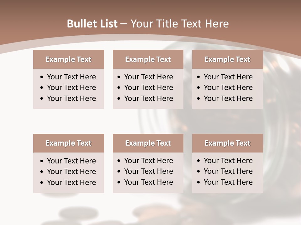 A Jar Filled With Coins Sitting On Top Of A Table PowerPoint Template