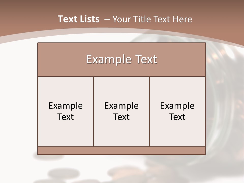 A Jar Filled With Coins Sitting On Top Of A Table PowerPoint Template