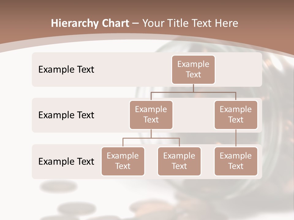 A Jar Filled With Coins Sitting On Top Of A Table PowerPoint Template