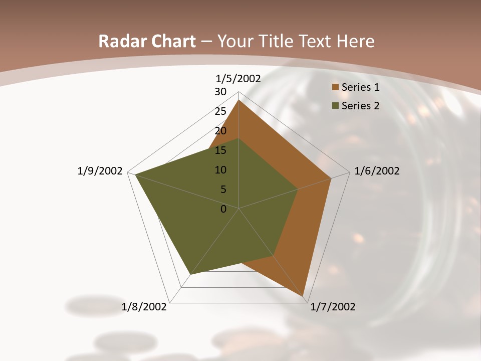 A Jar Filled With Coins Sitting On Top Of A Table PowerPoint Template