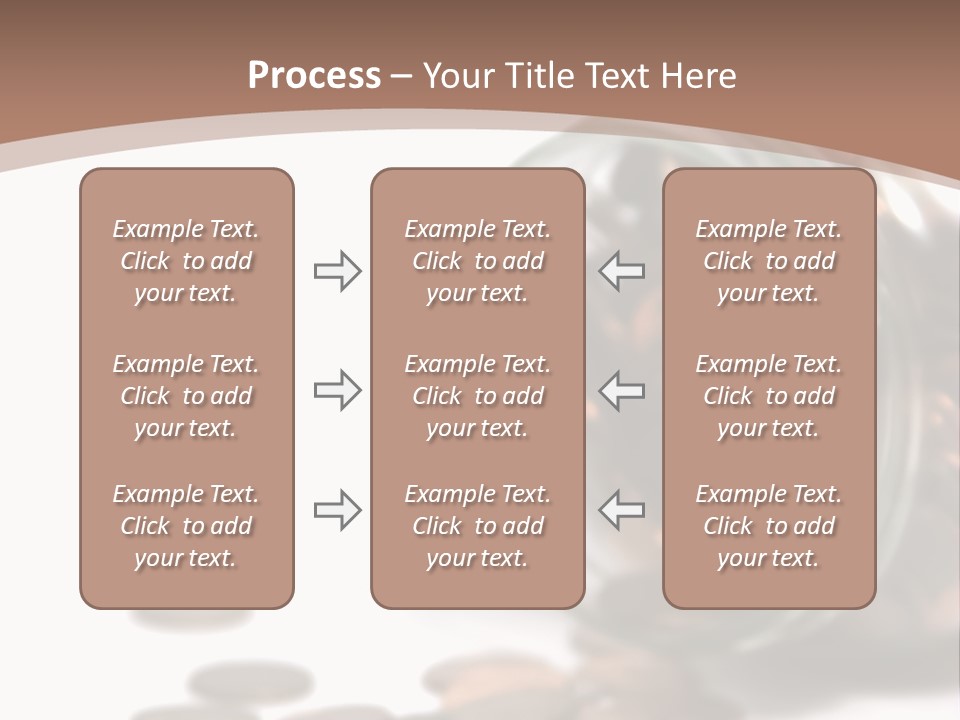 A Jar Filled With Coins Sitting On Top Of A Table PowerPoint Template