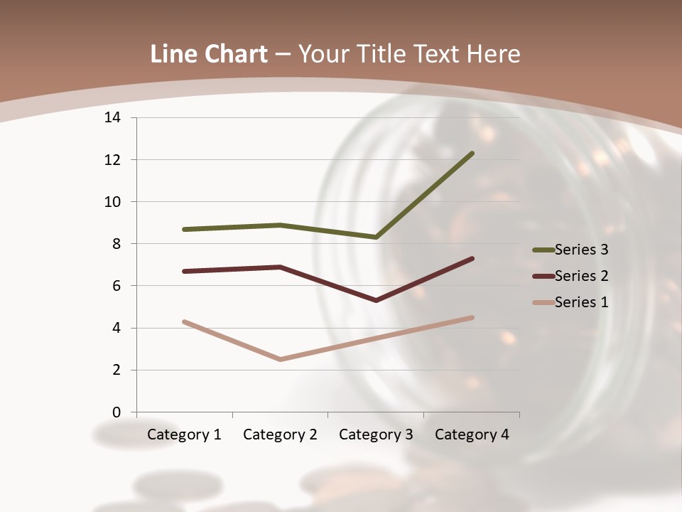 A Jar Filled With Coins Sitting On Top Of A Table PowerPoint Template