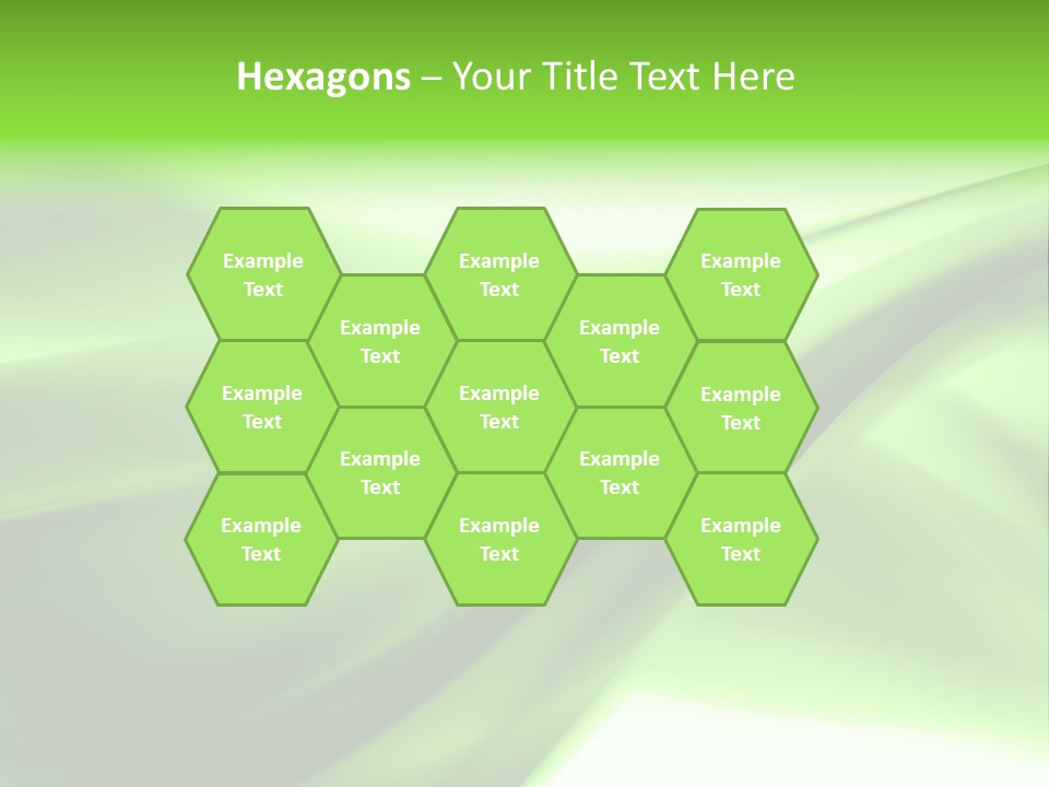 Green Abstract Composition PowerPoint Template