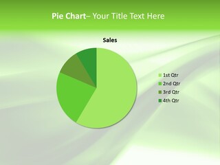 Green Abstract Composition PowerPoint Template