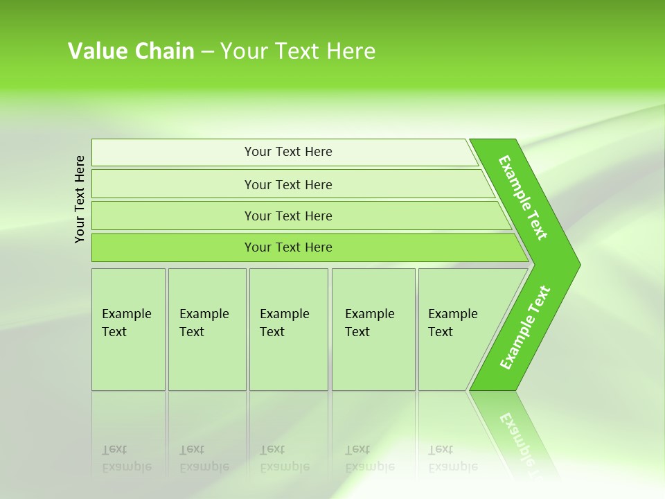 Green Abstract Composition PowerPoint Template