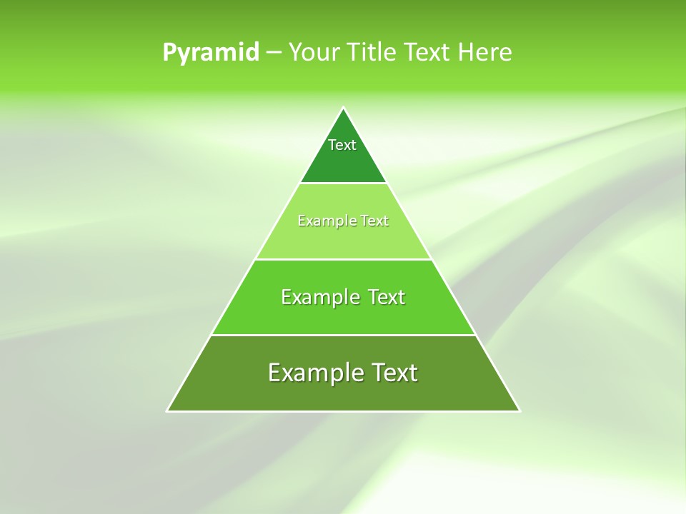 Green Abstract Composition PowerPoint Template