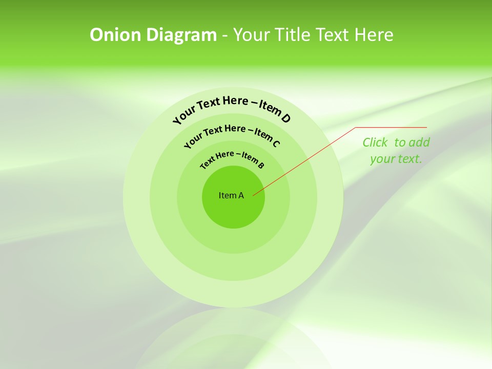 Green Abstract Composition PowerPoint Template