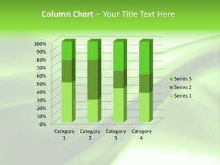 Green Abstract Composition PowerPoint Template