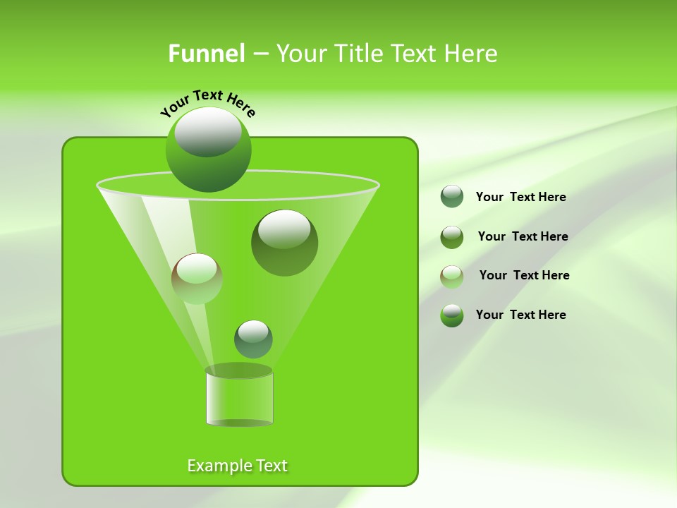 Green Abstract Composition PowerPoint Template