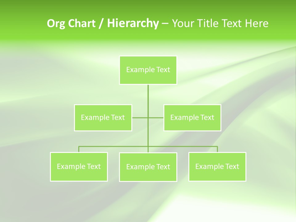 Green Abstract Composition PowerPoint Template