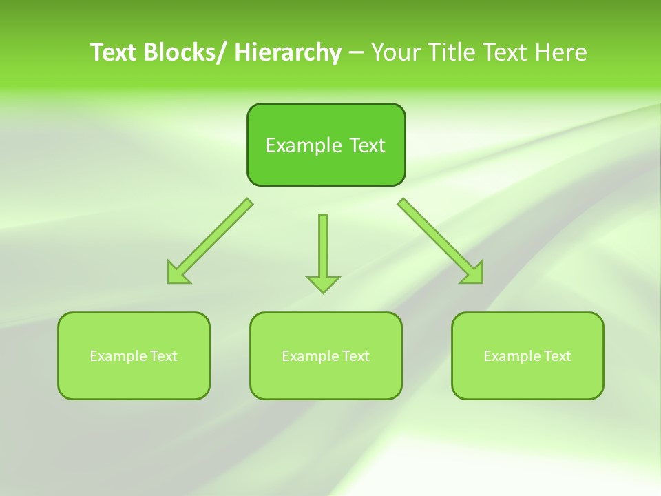 Green Abstract Composition PowerPoint Template