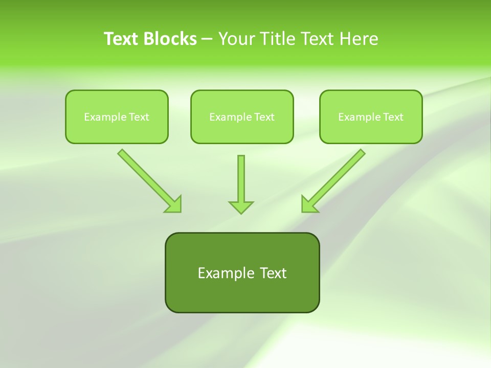 Green Abstract Composition PowerPoint Template