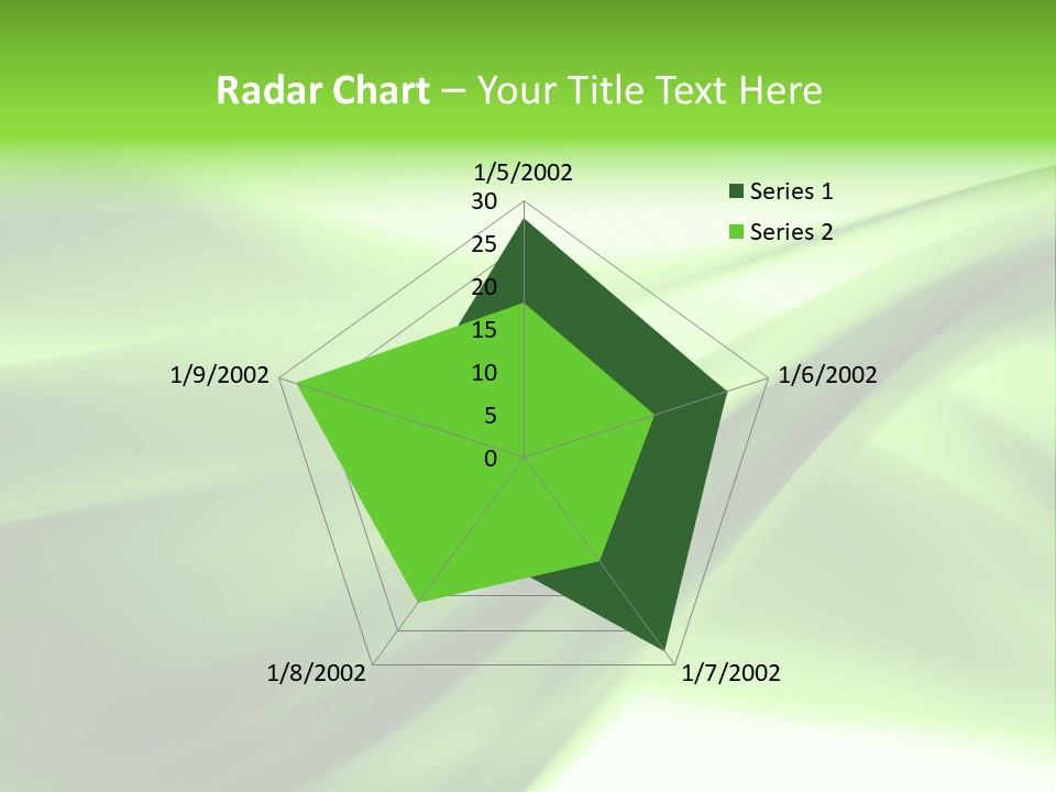 Green Abstract Composition PowerPoint Template