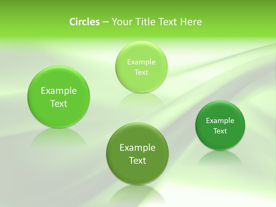 Green Abstract Composition PowerPoint Template