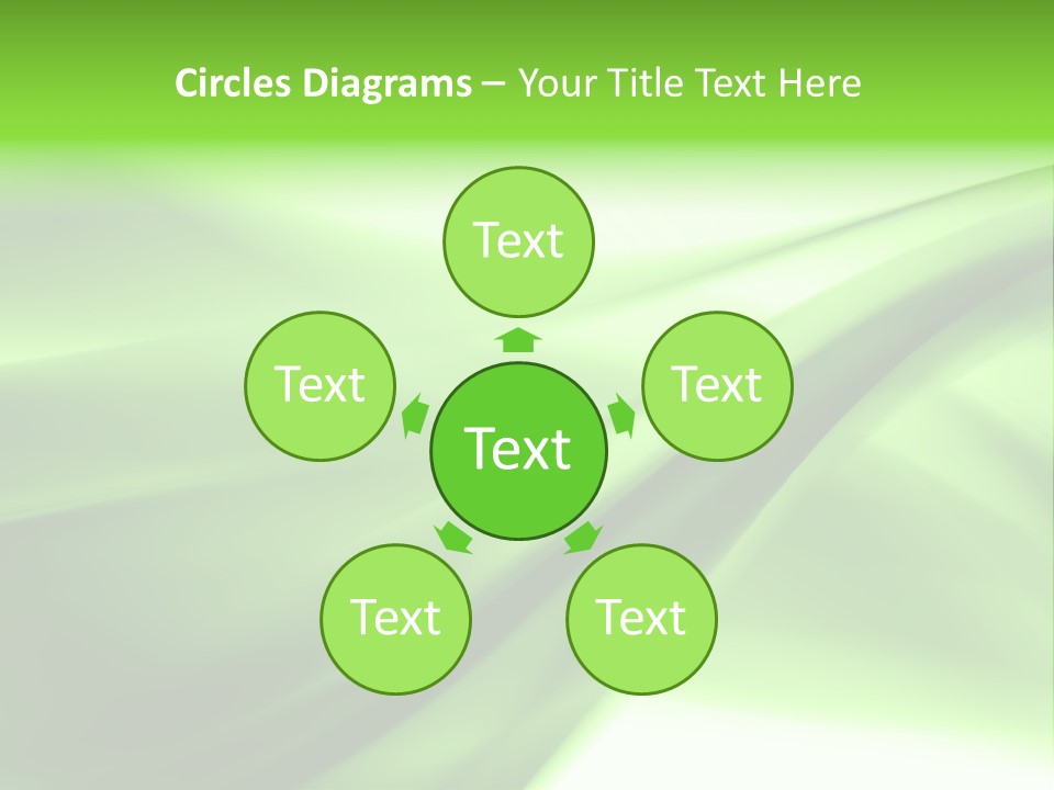 Green Abstract Composition PowerPoint Template