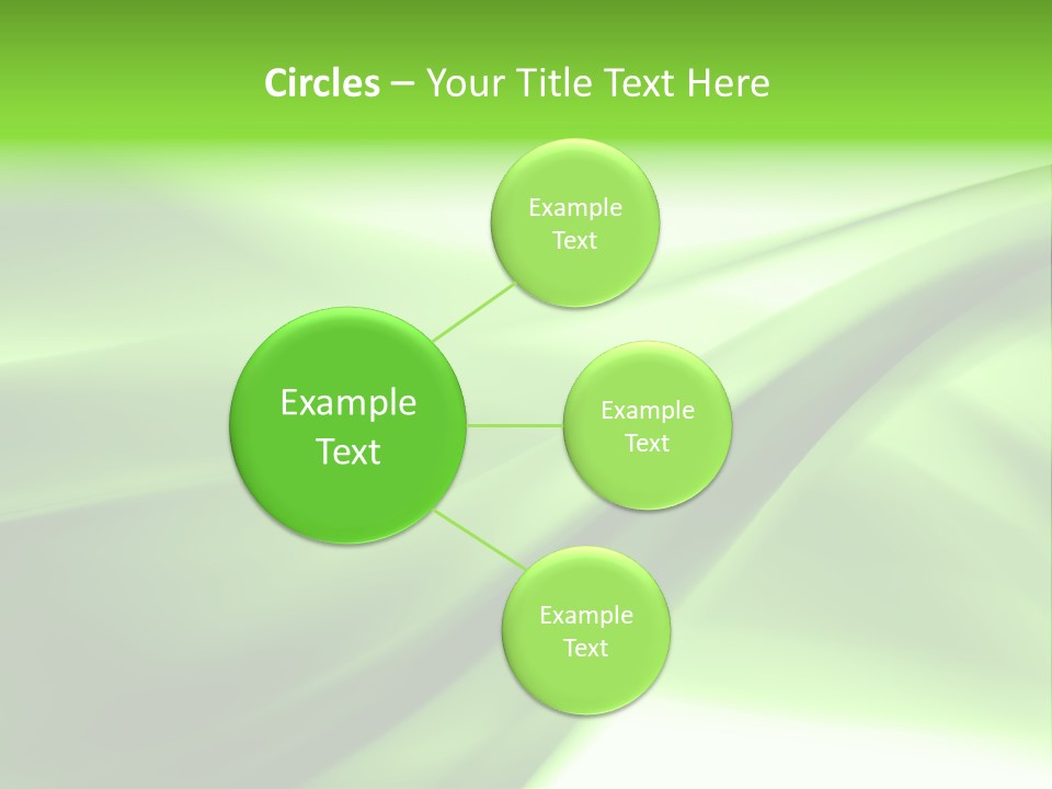 Green Abstract Composition PowerPoint Template