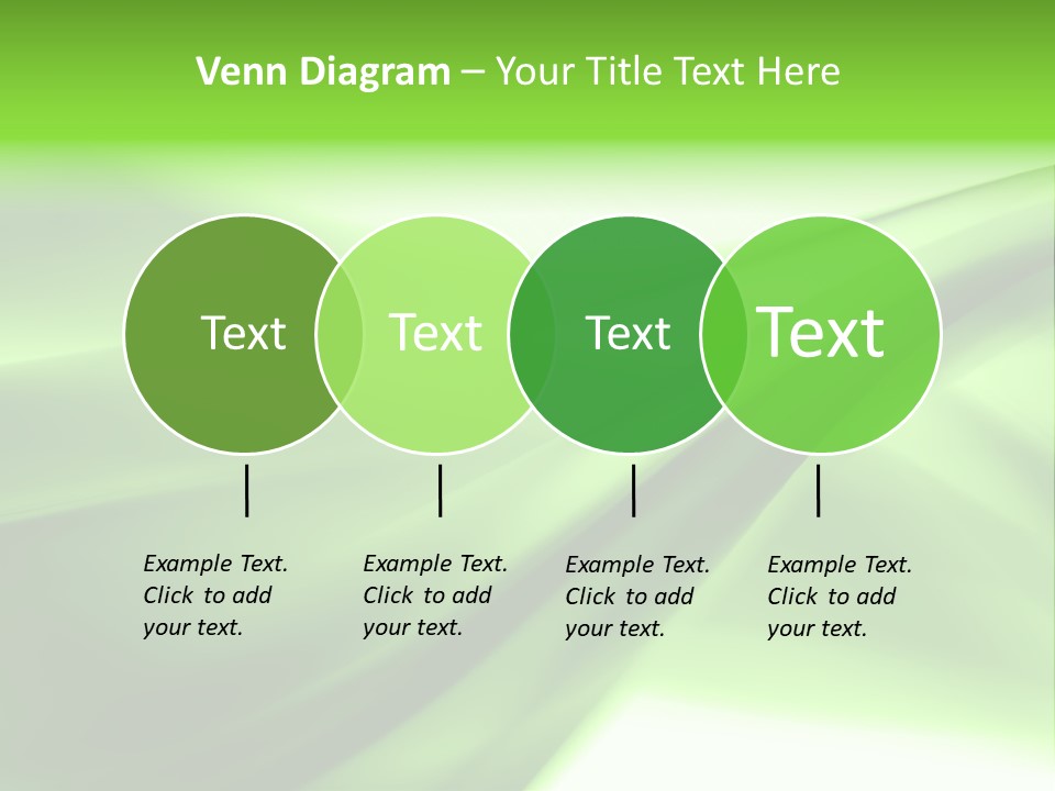 Green Abstract Composition PowerPoint Template