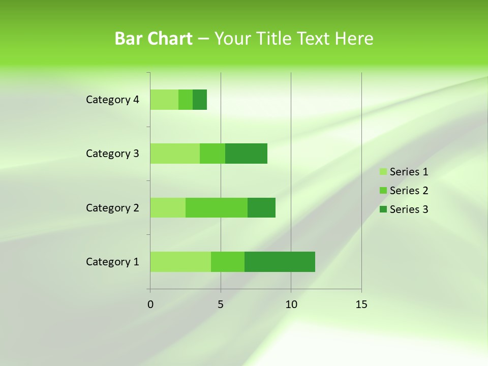 Green Abstract Composition PowerPoint Template