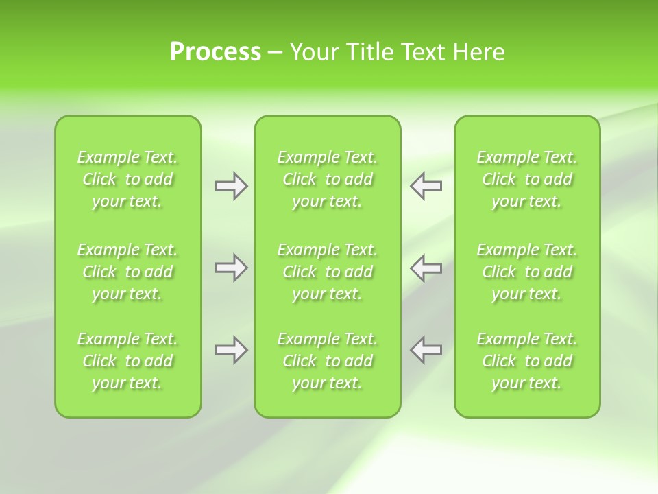 Green Abstract Composition PowerPoint Template