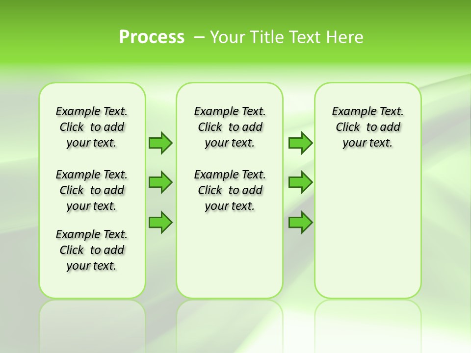 Green Abstract Composition PowerPoint Template