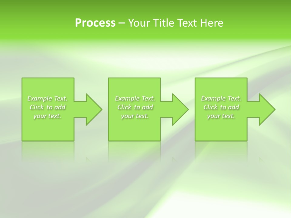 Green Abstract Composition PowerPoint Template