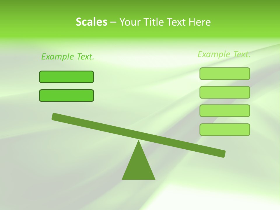 Green Abstract Composition PowerPoint Template