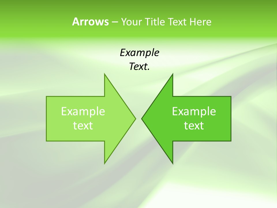 Green Abstract Composition PowerPoint Template