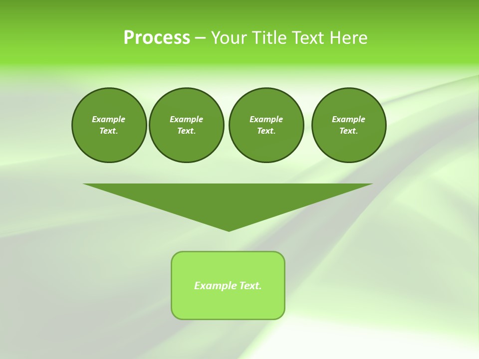 Green Abstract Composition PowerPoint Template