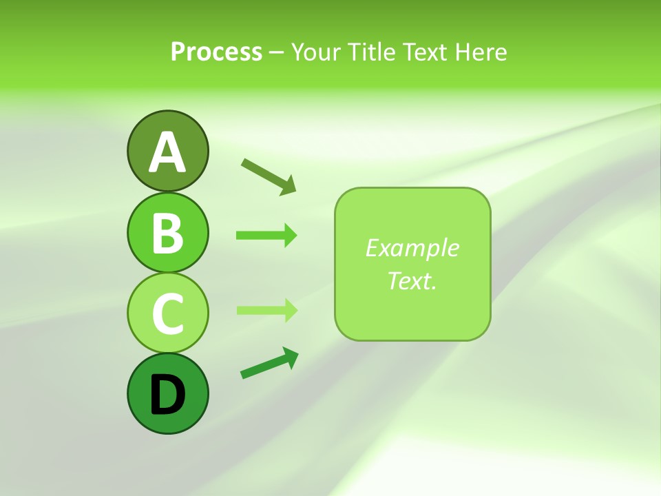 Green Abstract Composition PowerPoint Template