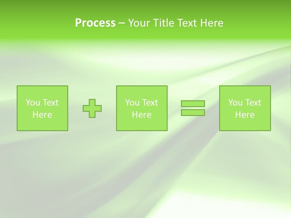 Green Abstract Composition PowerPoint Template