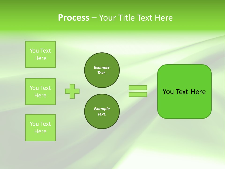 Green Abstract Composition PowerPoint Template