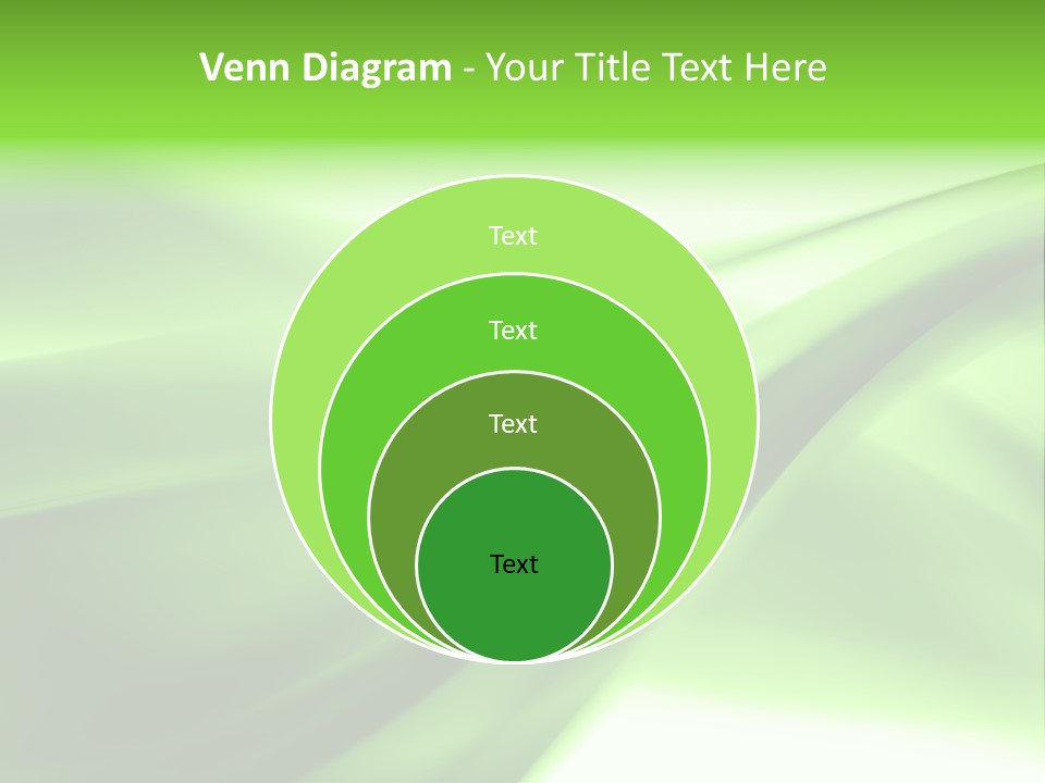 Green Abstract Composition PowerPoint Template
