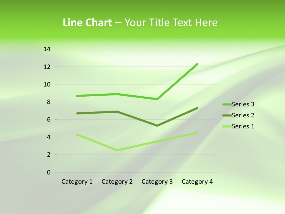 Green Abstract Composition PowerPoint Template