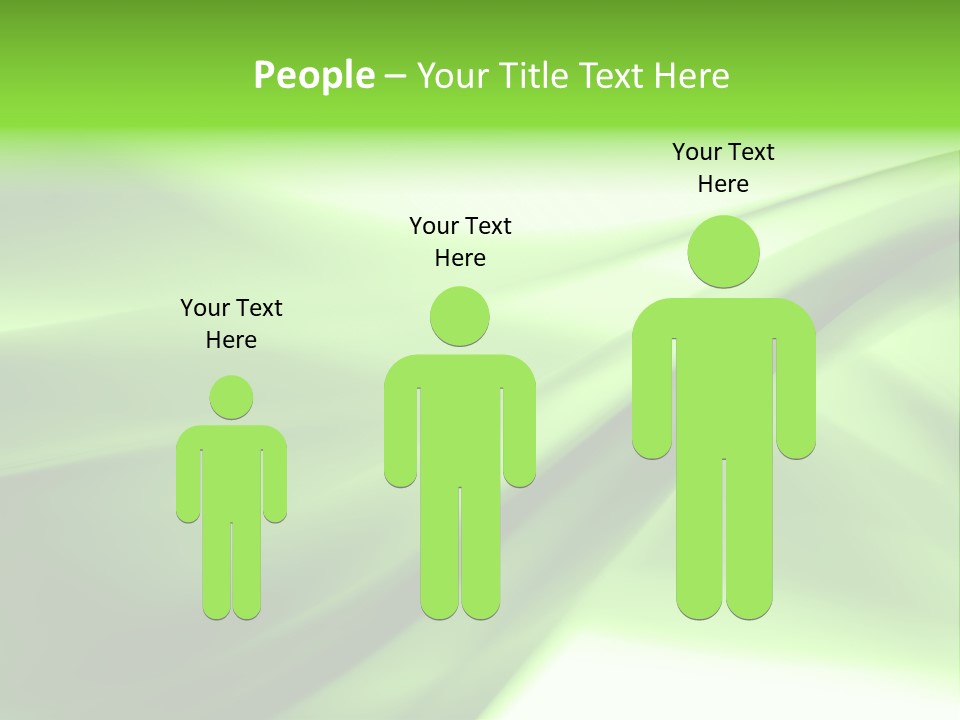 Green Abstract Composition PowerPoint Template