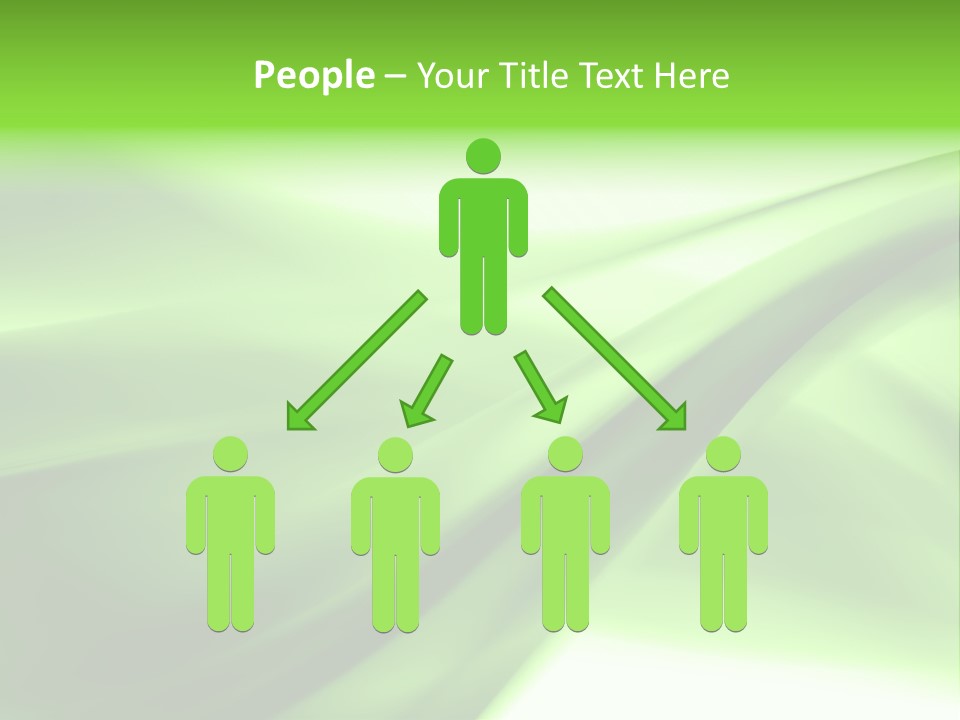 Green Abstract Composition PowerPoint Template
