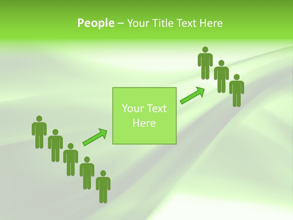 Green Abstract Composition PowerPoint Template