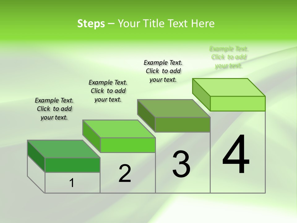 Green Abstract Composition PowerPoint Template