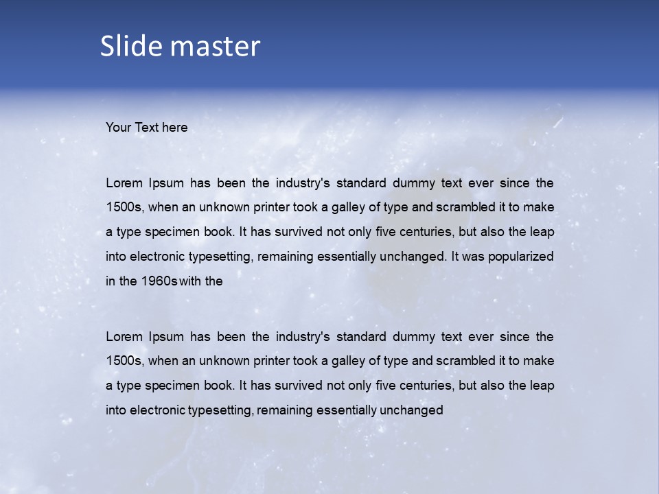 Drowning PowerPoint Template