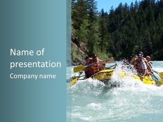 River Rafting PowerPoint Template