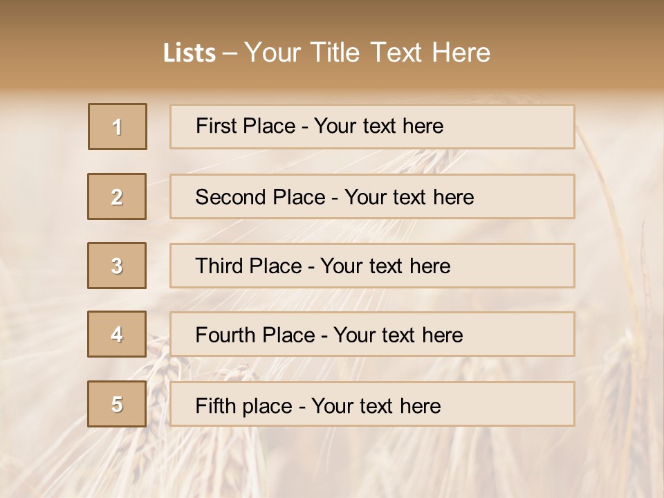 Barley PowerPoint Template