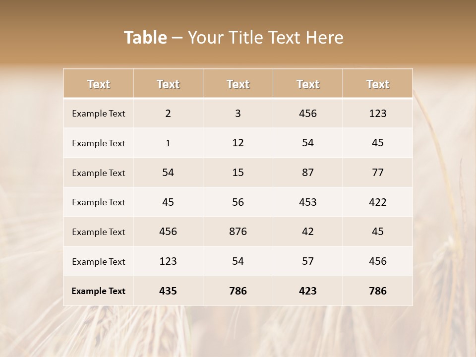 Barley PowerPoint Template