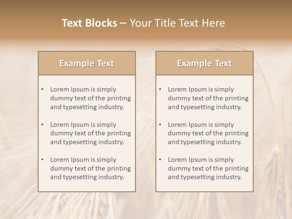 Barley PowerPoint Template