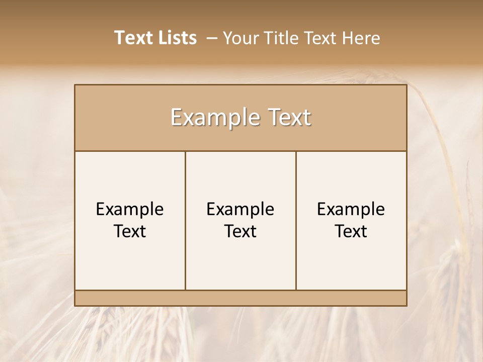 Barley PowerPoint Template