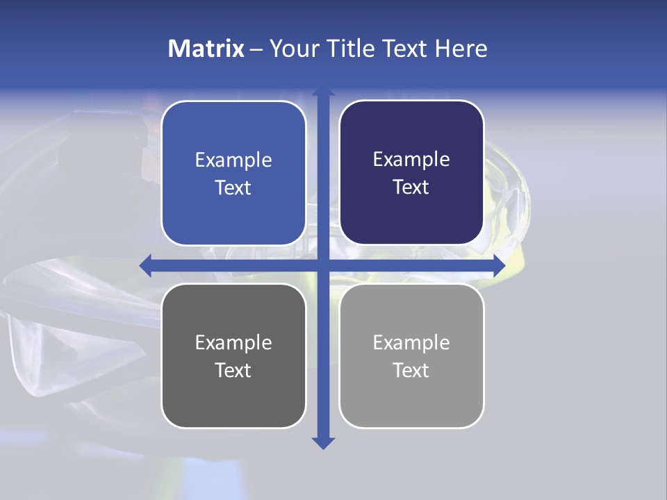 Two Scuba Masks. PowerPoint Template
