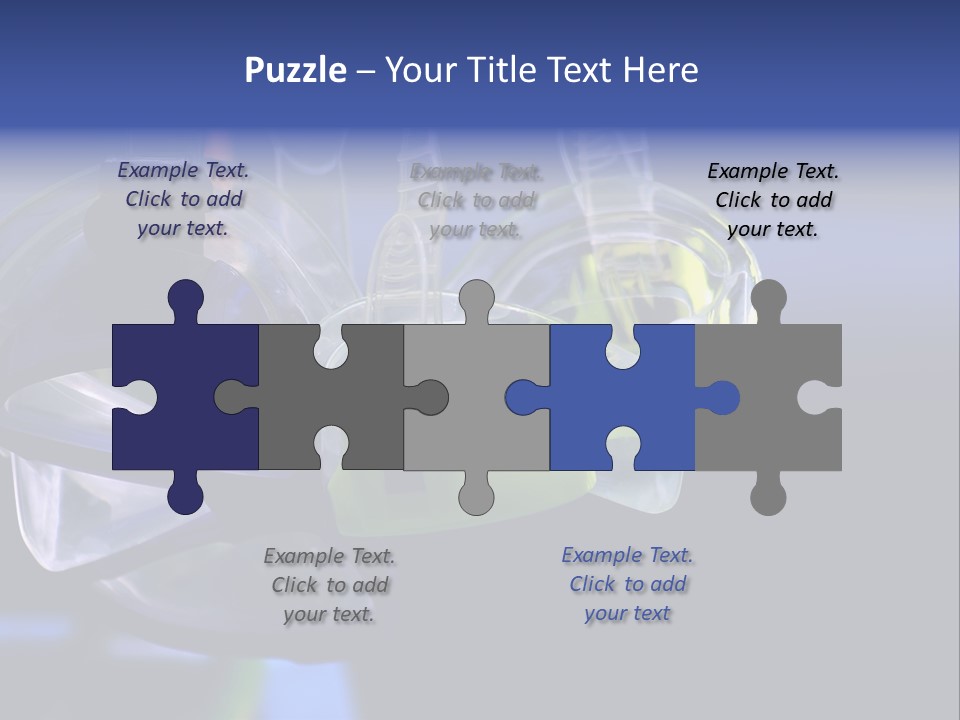 Two Scuba Masks. PowerPoint Template