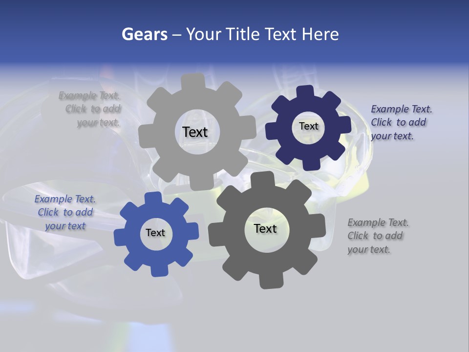 Two Scuba Masks. PowerPoint Template