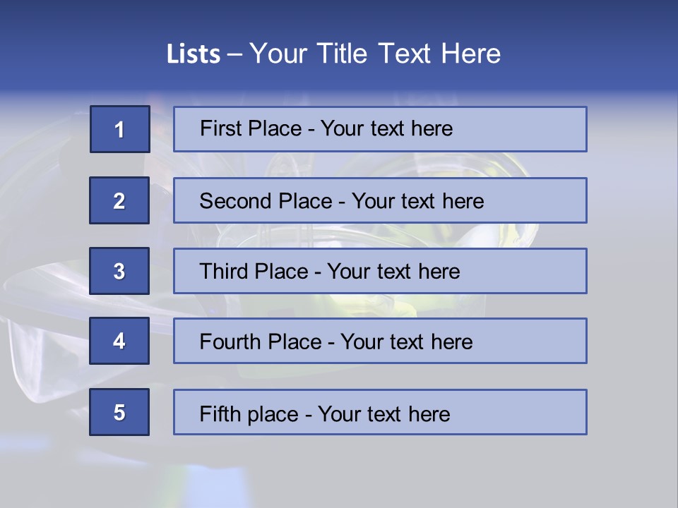 Two Scuba Masks. PowerPoint Template