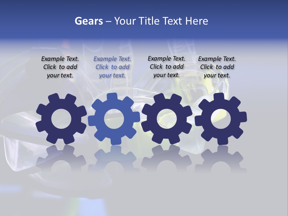 Two Scuba Masks. PowerPoint Template